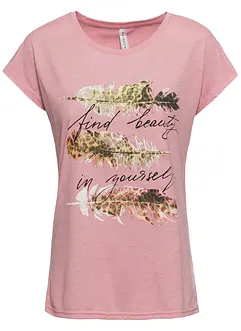 T-Shirt mit Glitzerdruck, bonprix