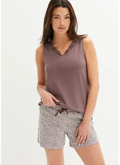 Shorty mit feiner Spitze, bonprix