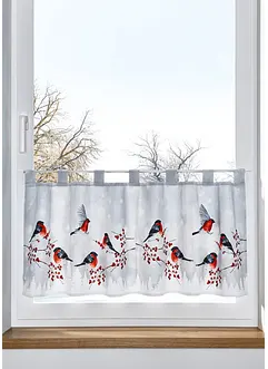 Scheibengardine mit Wintervögeln, bonprix