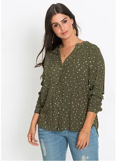 Bluse mit Pünktchen, bonprix
