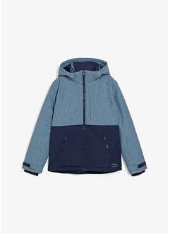wattierte Winterjacke im Colourblocking mit Kapuze, bonprix