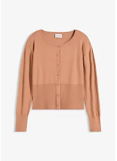 Feinstrickjacke aus fließendem Viskose-Mix, bonprix