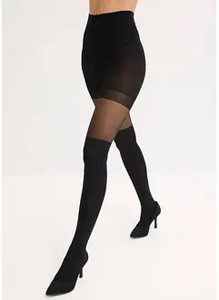 Collant sculptant, effet cuissardes, bonprix