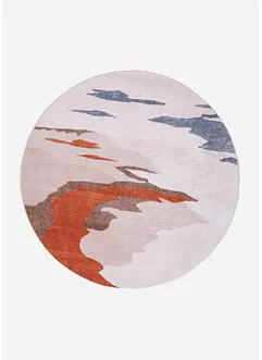 Runder Teppich mit graphischer Musterung, bonprix