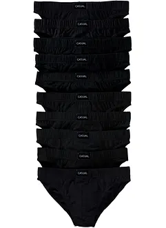 Lot de 10 slips coton, bonprix