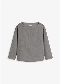 Tunika mit Fischgratmuster aus fester Ware, bonprix