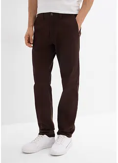 Pantalon chino en coton extensible, ample et droit, bonprix