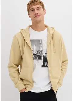 Sweat zippé à capuche, bonprix