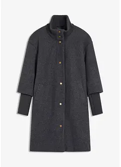 Kurzmantel in Wolloptik, bonprix