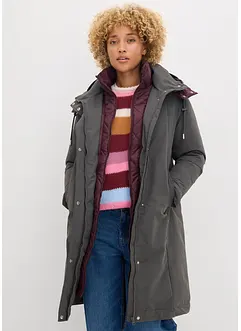 Wasserabweisende Outdoorjacke, 2in1-Optik, bonprix