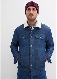 Jeansjacke mit Teddyfutter, bonprix