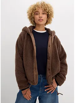 Teddy-Fleece Jacke, bonprix