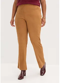 Velourslederimitat Flared Hose, bonprix