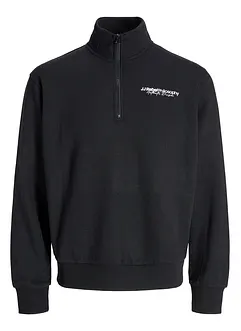 JJ REBEL Half-Zip-Sweatshirt in Regular Fit, J&J Rebel