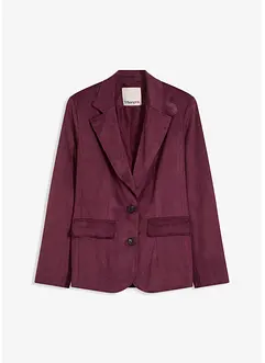 Velourslederimitat-Blazer, bonprix