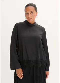 Bluse aus fließendem Satin, bonprix