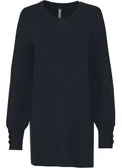 Pull long à boutons, bonprix