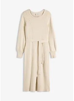 Ripp-Strickkleid aus fließendem Viskose-Mix, bonprix