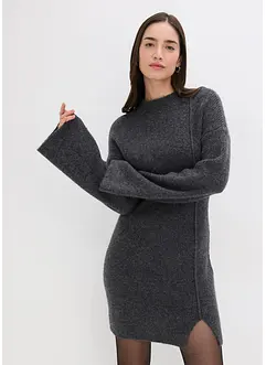 Kurzes Strickkleid mit Wollanteil, bonprix