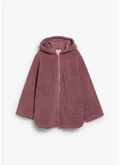Teddy-Fleece Jacke in A-Linie mit Seitenschlitzen, bonprix