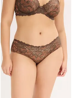 Culotte en dentelle bicolore, bonprix