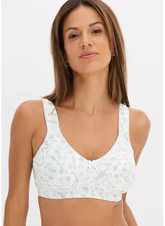 Lot de 2 soutiens-gorge coton sans armatures, bonprix