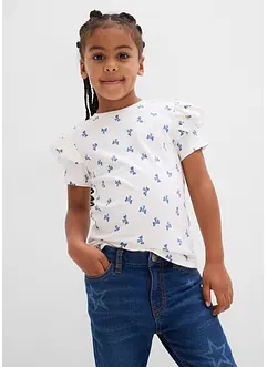 T-Shirt aus eleastischem Bio-Baumwoll-Mix, bonprix