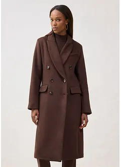 Manteau blazer en laine majoritaire, bonprix