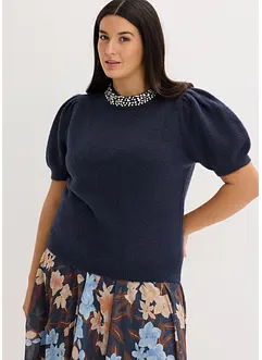 Pullover mit Strass-Applikation, bonprix