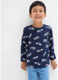 Langarmshirt mit Bio-Baumwolle (2er Pack), bonprix