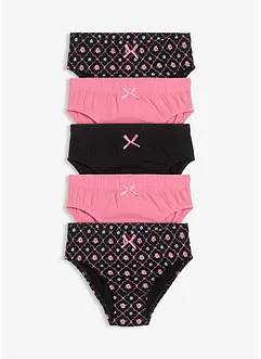 Slip mit weicher Bio-Baumwolle (5er Pack), bonprix