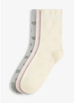 Socken mit Frottee-Muster und druckfreiem Bündchen (3er Pack), soft touch, bonprix