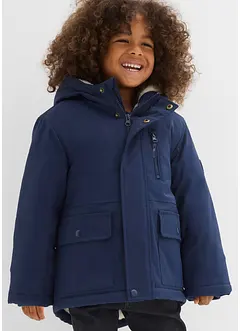 Winterparka mit Teddyfutter, wasserabweisend, bonprix