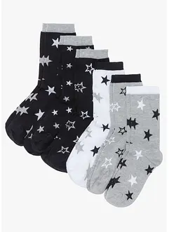 Damen Socken mit Bio-Baumwolle (6er Pack), bonprix