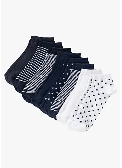 Sneakersocken mit Bio-Baumwolle (8er Pack), bonprix
