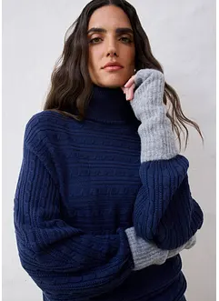 Wollarmstulpen mit Alpaka, bonprix