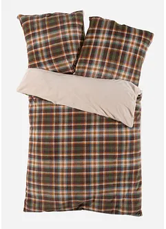 Cashmere Touch Wendebettwäsche mit Karomuster, bonprix