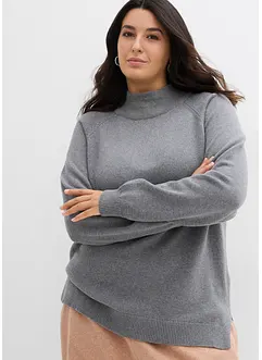 Rollkragenpullover aus reiner Baumwolle, bonprix