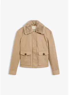 Winterjacke in Wolloptik, bonprix