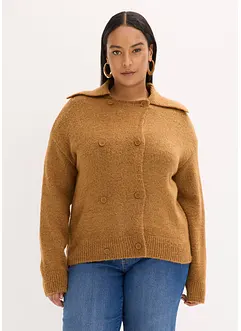 Gilet en grosse maille, bonprix