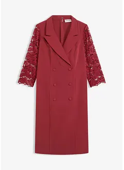 Blazer-Kleid mit Spitzenärmeln, bonprix