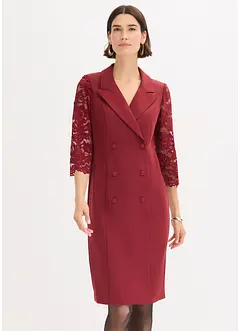 Blazer-Kleid mit Spitzenärmeln, bonprix