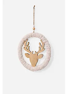 Couronne à suspendre avec tête de renne, bonprix