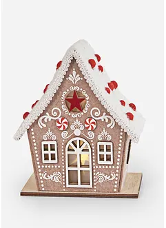 LED-Deko-Objekt in Lebkuchenhaus Form, bonprix