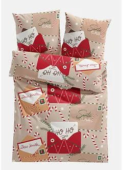 Parure de lit motif carte de Noël, bonprix