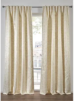 Rideau panneau en tissu brillant, aussi en XXL (1 pce), bonprix