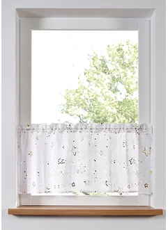 Scheibengardine mit Glanz Sternen, bonprix