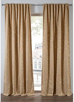 Abdunkelnder Vorhang mit Glanz, auch in extralang (1er Pack), bonprix