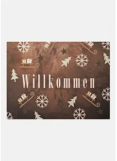 Fußmatte mit weihnachtlichem Motiv, bonprix