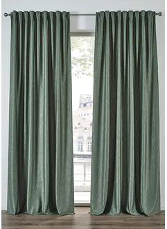 Samtvorhang mit Crush Effekt (1er Pack), bonprix